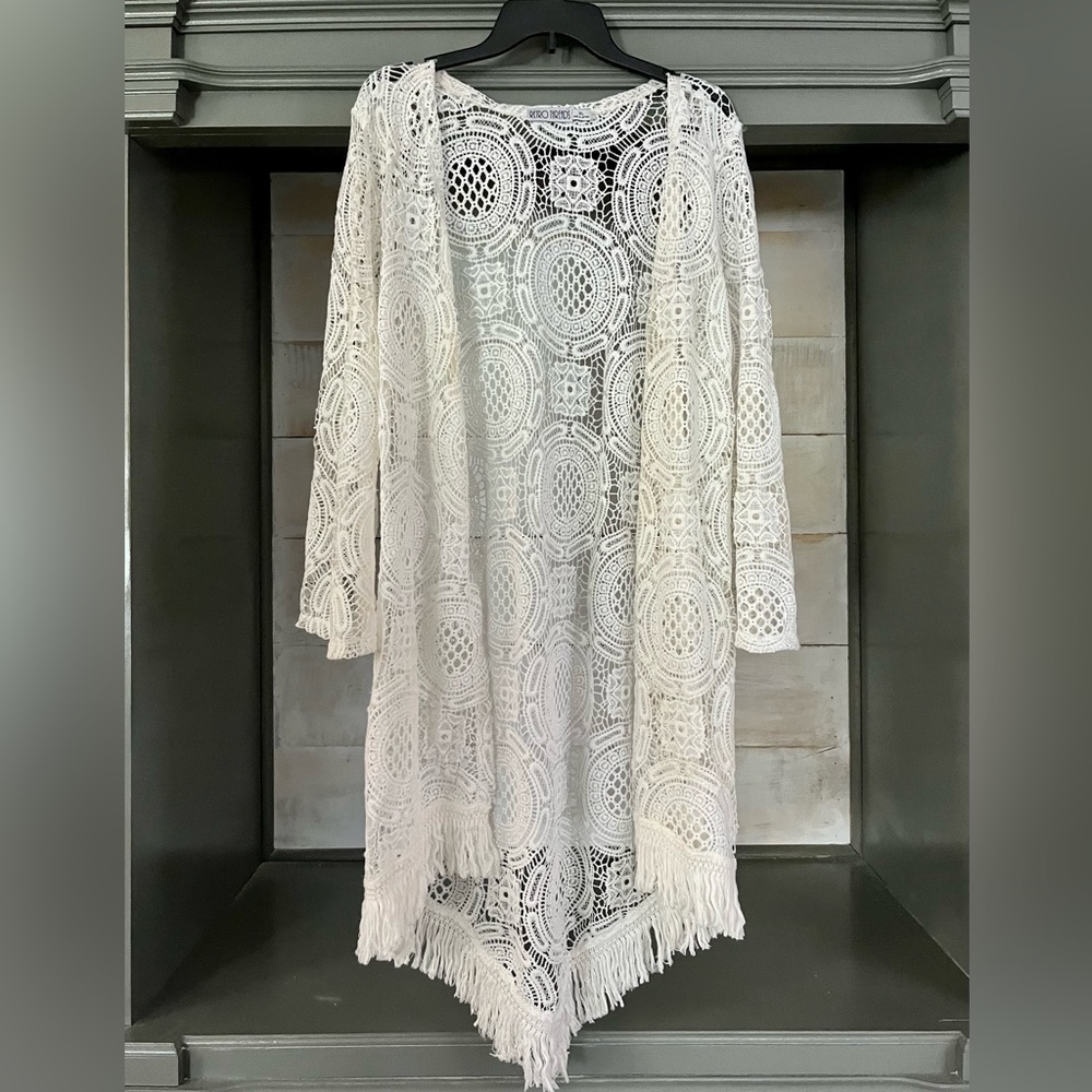 RETRO THREADS lace cardigan